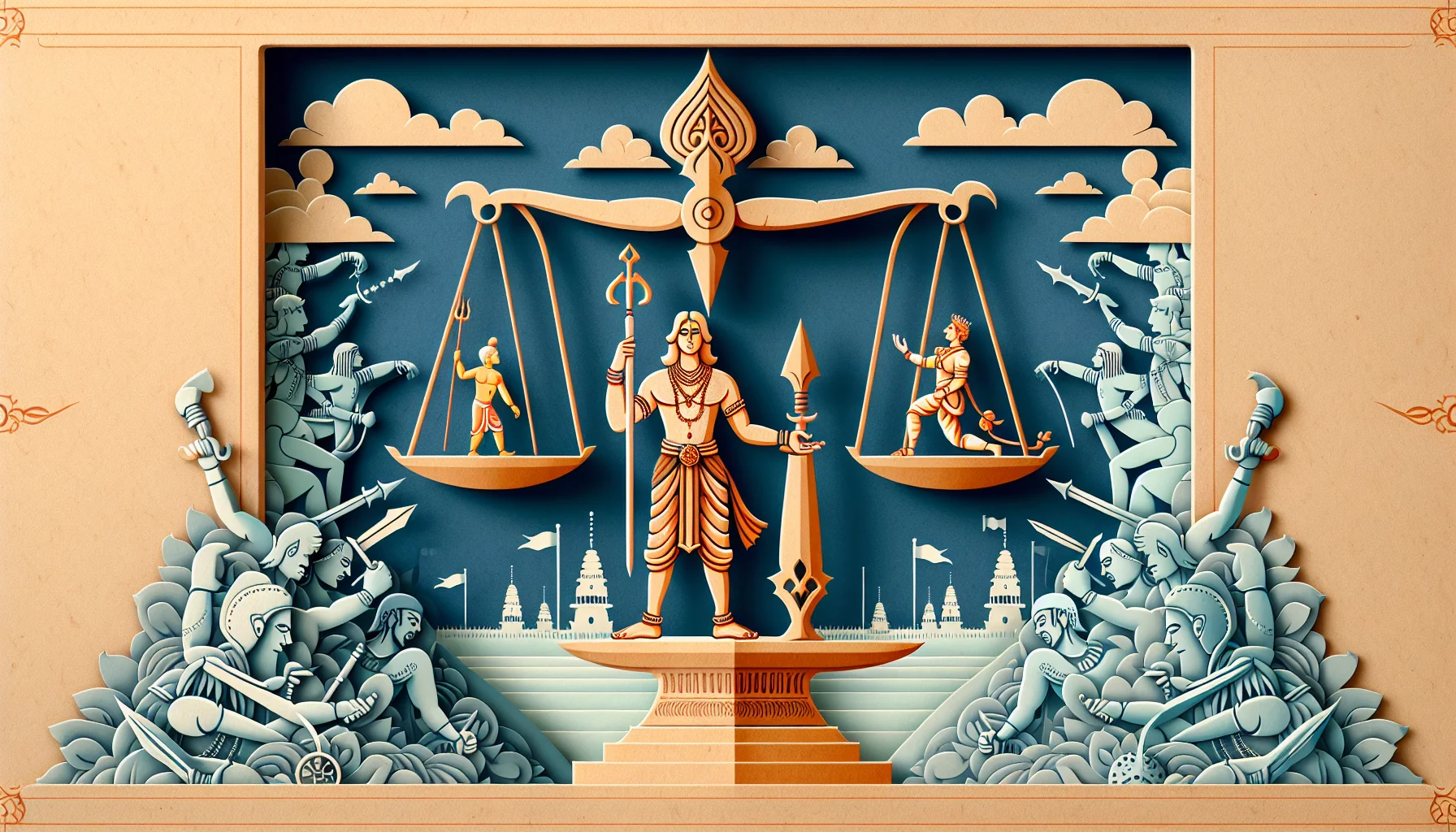 Sankhya Yogah - Treating pleasure and pain, gain and loss, victory and defeat alike, engage in battle for the sake of duty. By doing so, you will not incur sin.
