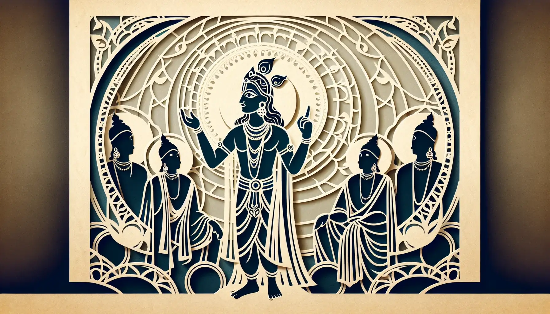 Gyana Karma Sannyasa Yogah - Thus received by the chain of disciplic succession, the saintly kings understood it. But, over a long period, this yoga was lost, O Arjuna.