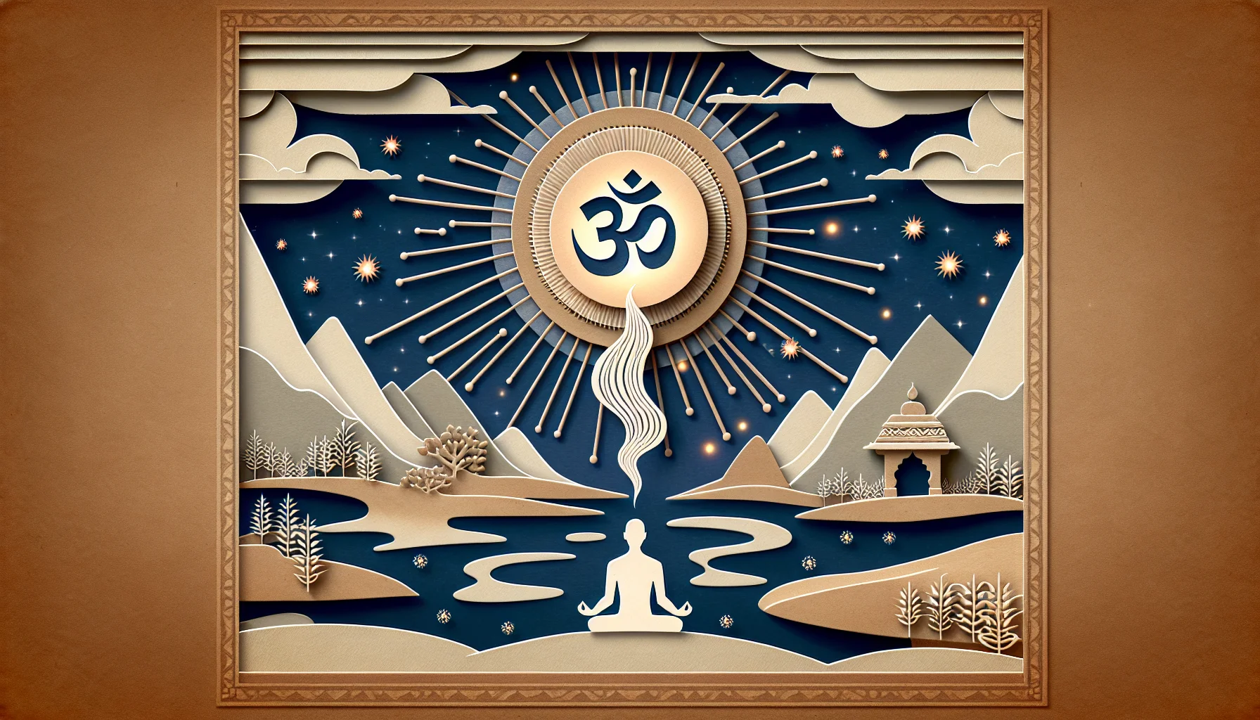 Aksara Brahma Yogah - Uttering the single syllable "Om," which is the Brahman, and remembering Me, one who departs leaving the body attains the supreme destination.