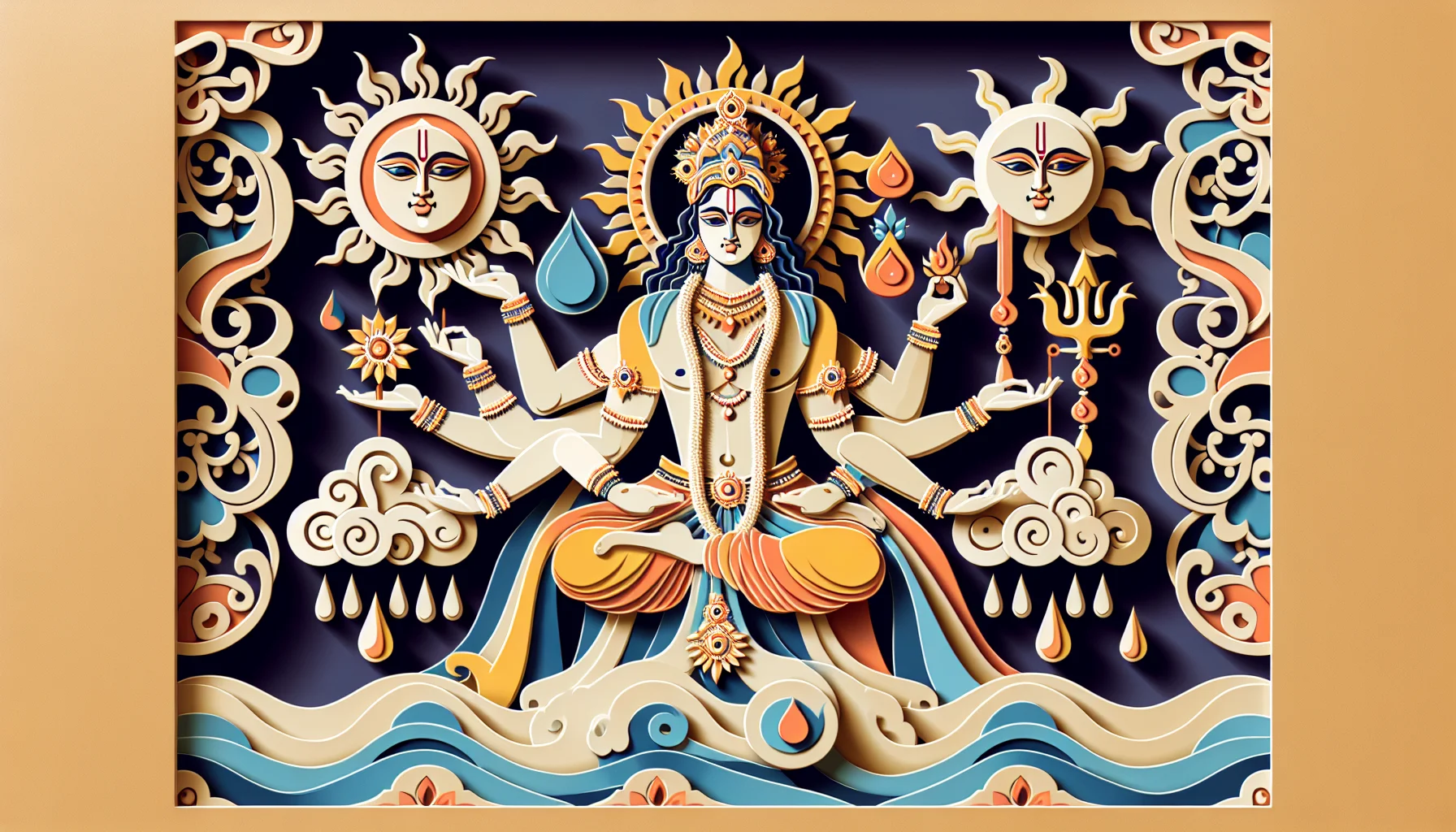 Raja Vidya Yogah - I give heat, I withhold and send forth rain; I am immortality and death, both being and non-being, O Arjuna.